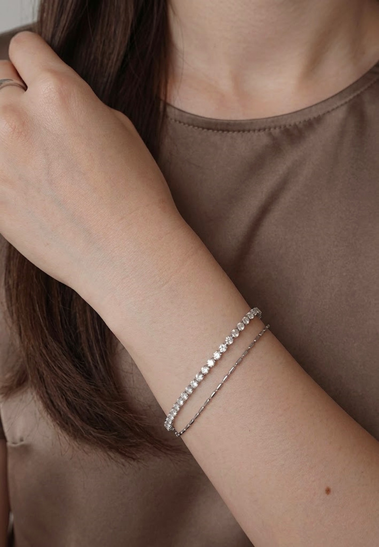 Lumière Layered Tennis Bracelet Lumière Layered Tennis Bracelet