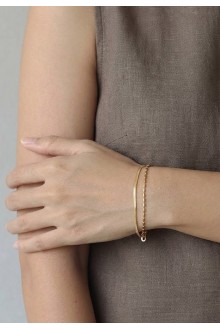 Jae Herringbone Layer Bracelet