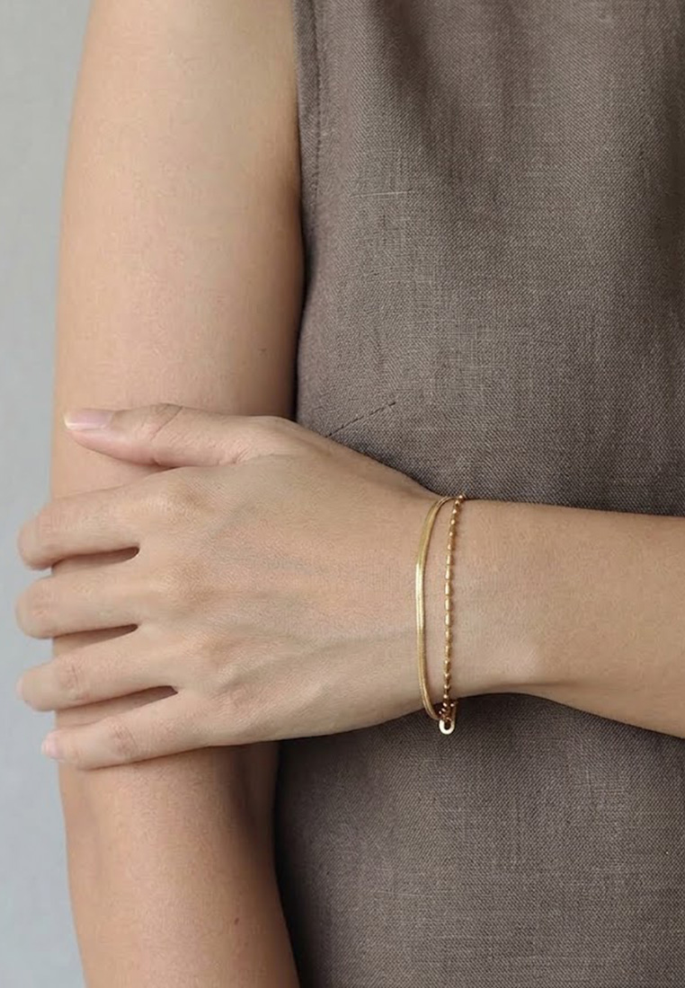 Jae Herringbone Layer Bracelet Jae Herringbone Layer Bracelet