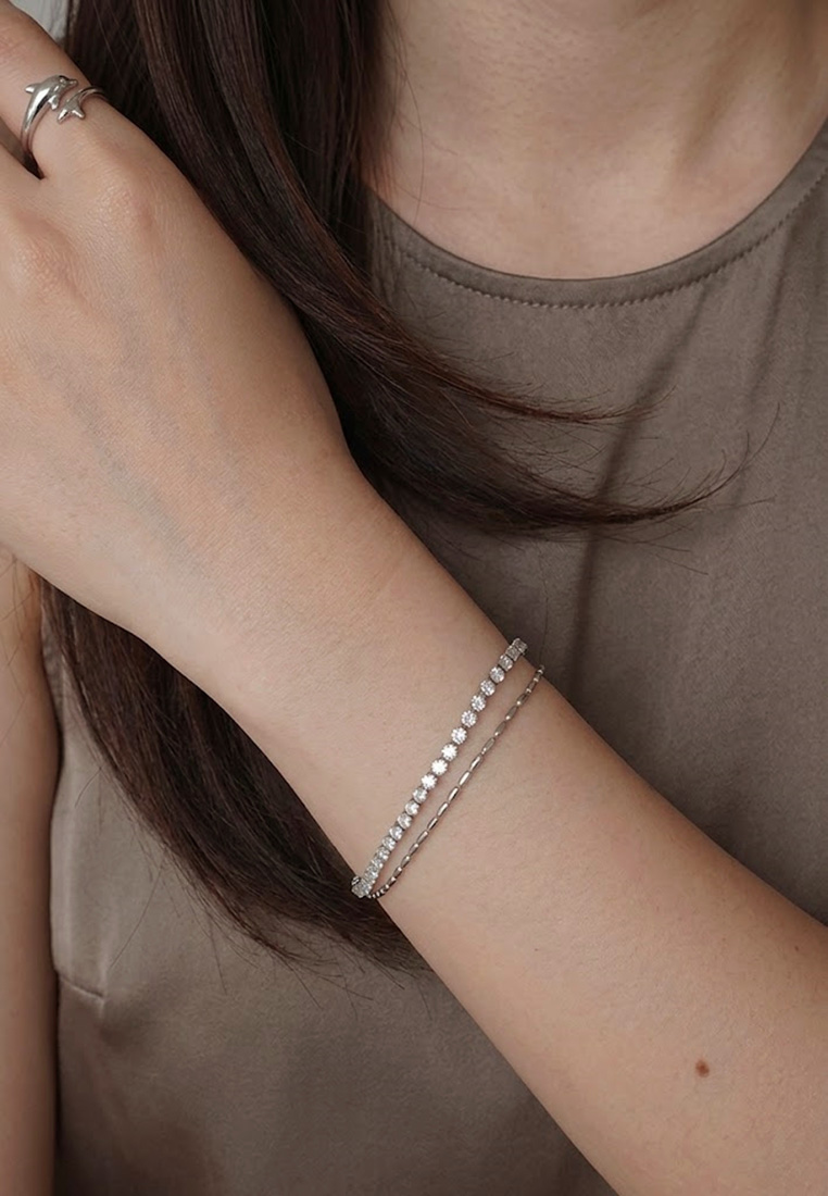 Lumière Layered Tennis Bracelet Lumière Layered Tennis Bracelet