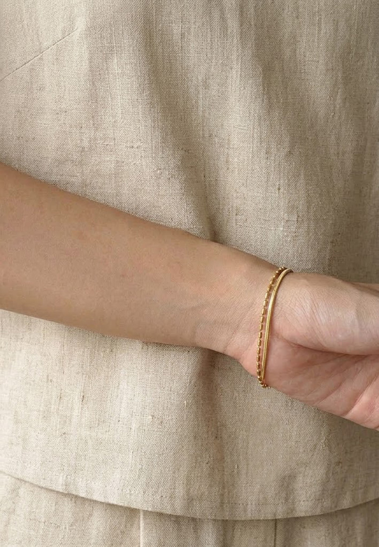 Jae Herringbone Layer Bracelet Jae Herringbone Layer Bracelet