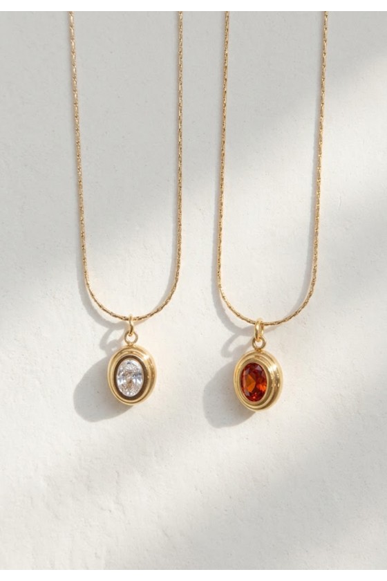 Aurelia Oval Necklace