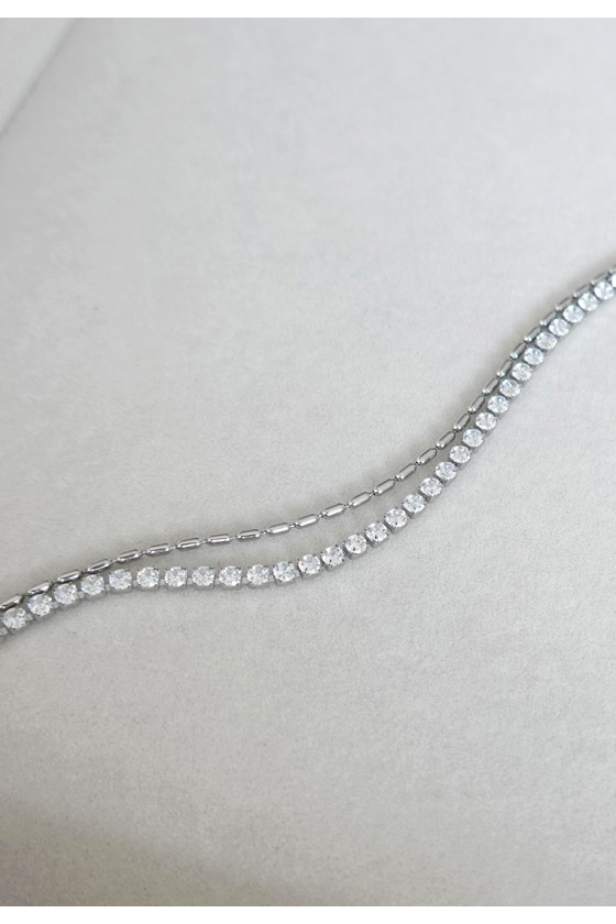 Lumière Layered Tennis Bracelet