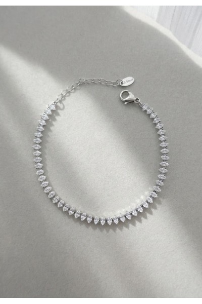 Marquise Zirconia Tennis Bracelet