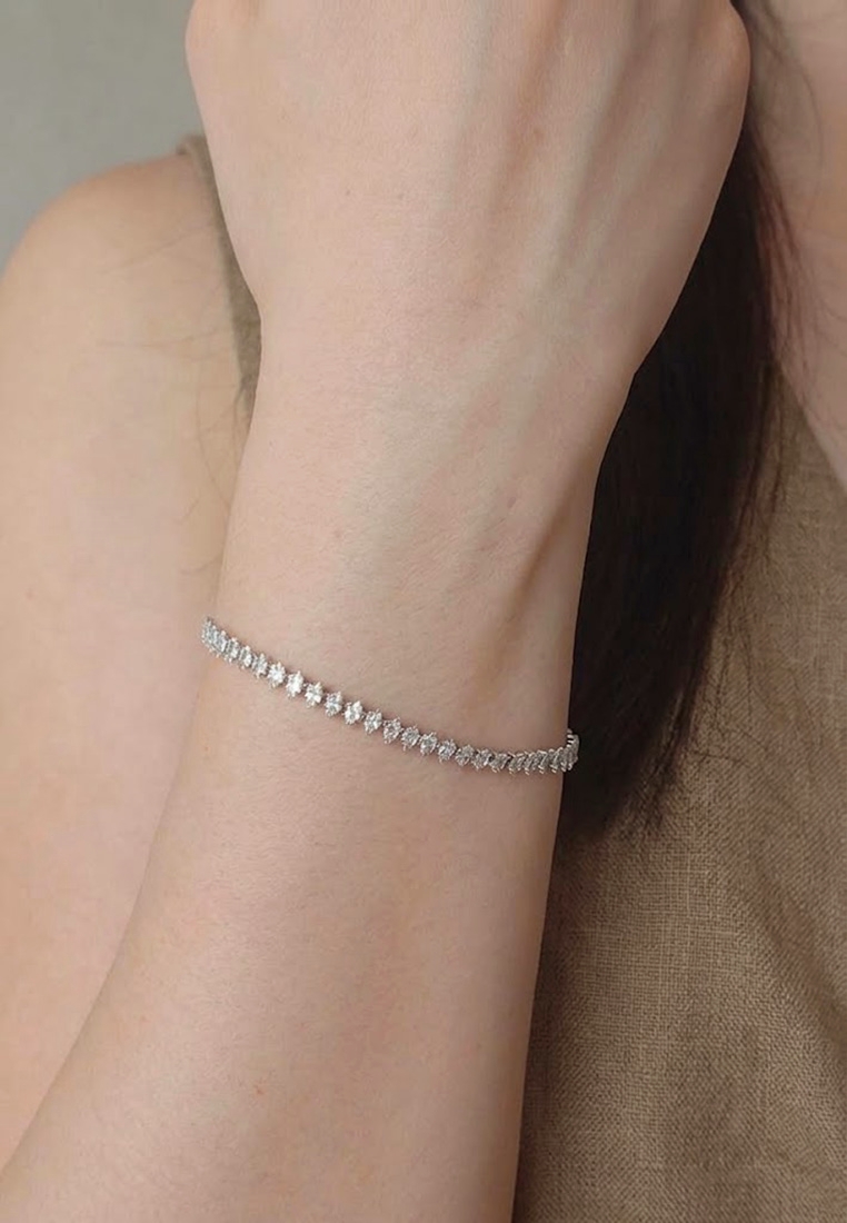 Marquise Zirconia Tennis Bracelet Marquise Zirconia Tennis Bracelet