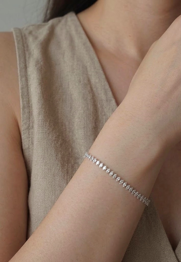 Marquise Zirconia Tennis Bracelet Marquise Zirconia Tennis Bracelet