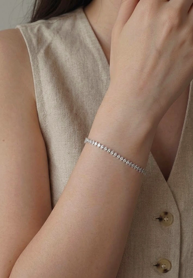 Marquise Zirconia Tennis Bracelet Marquise Zirconia Tennis Bracelet