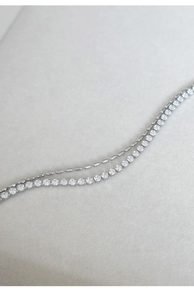 Lumière Layered Tennis Bracelet