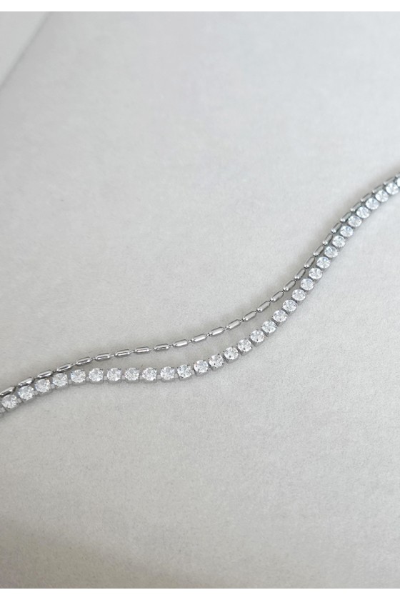 Lumière Layered Tennis Bracelet