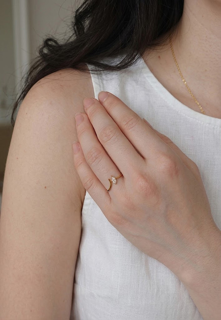 Marquise Wishbone Ring Marquise Wishbone Ring