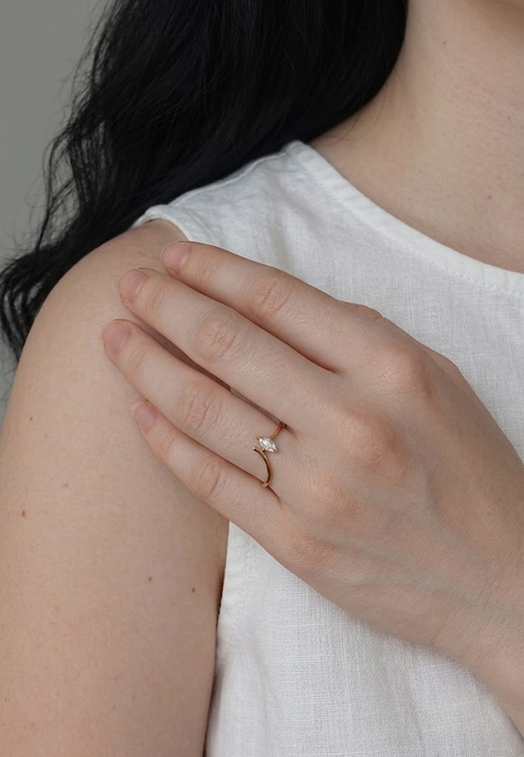 Marquise Wishbone Ring Marquise Wishbone Ring