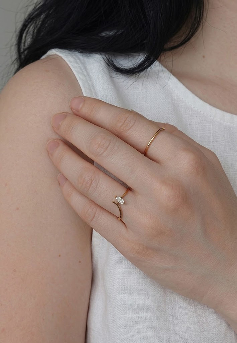 Marquise Wishbone Ring Marquise Wishbone Ring