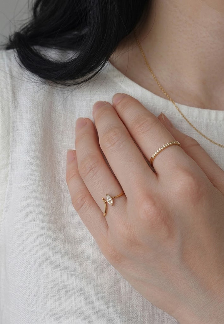 Marquise Wishbone Ring Marquise Wishbone Ring