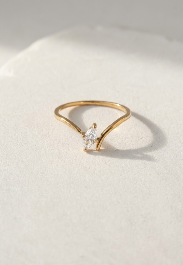 Marquise Wishbone Ring Marquise Wishbone Ring