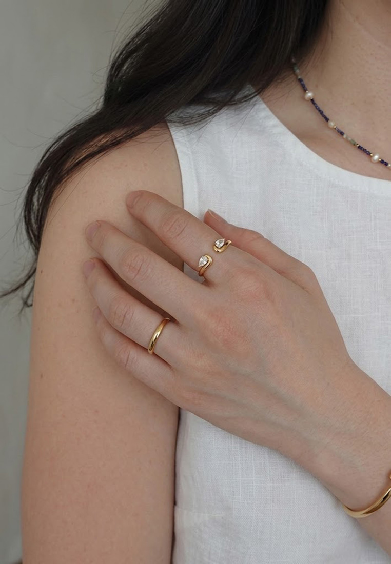 Aura Dual Pear Ring Aura Dual Pear Ring