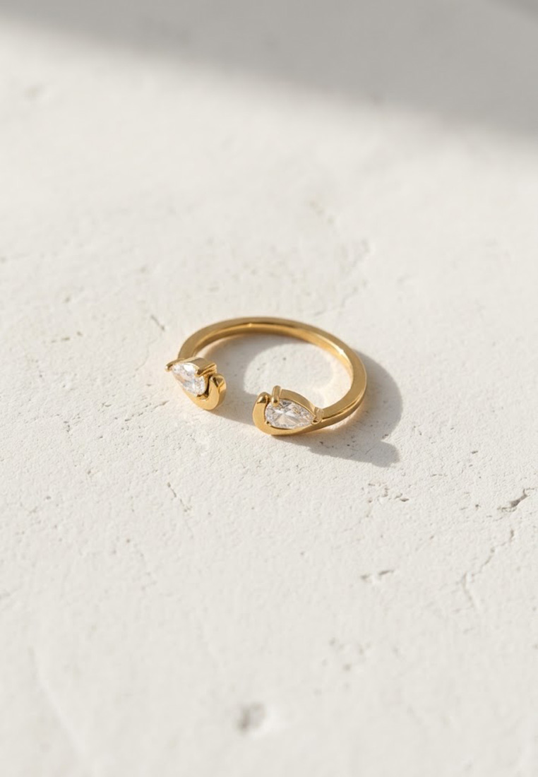 Aura Dual Pear Ring Aura Dual Pear Ring