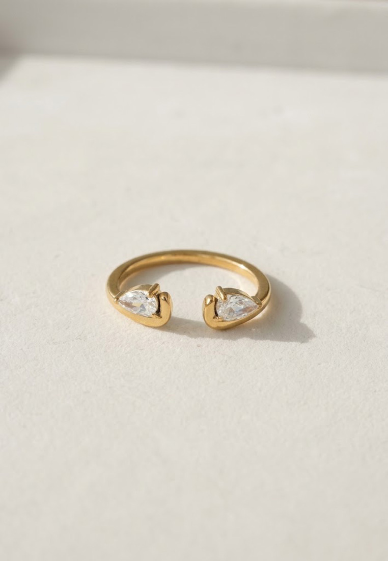Aura Dual Pear Ring Aura Dual Pear Ring