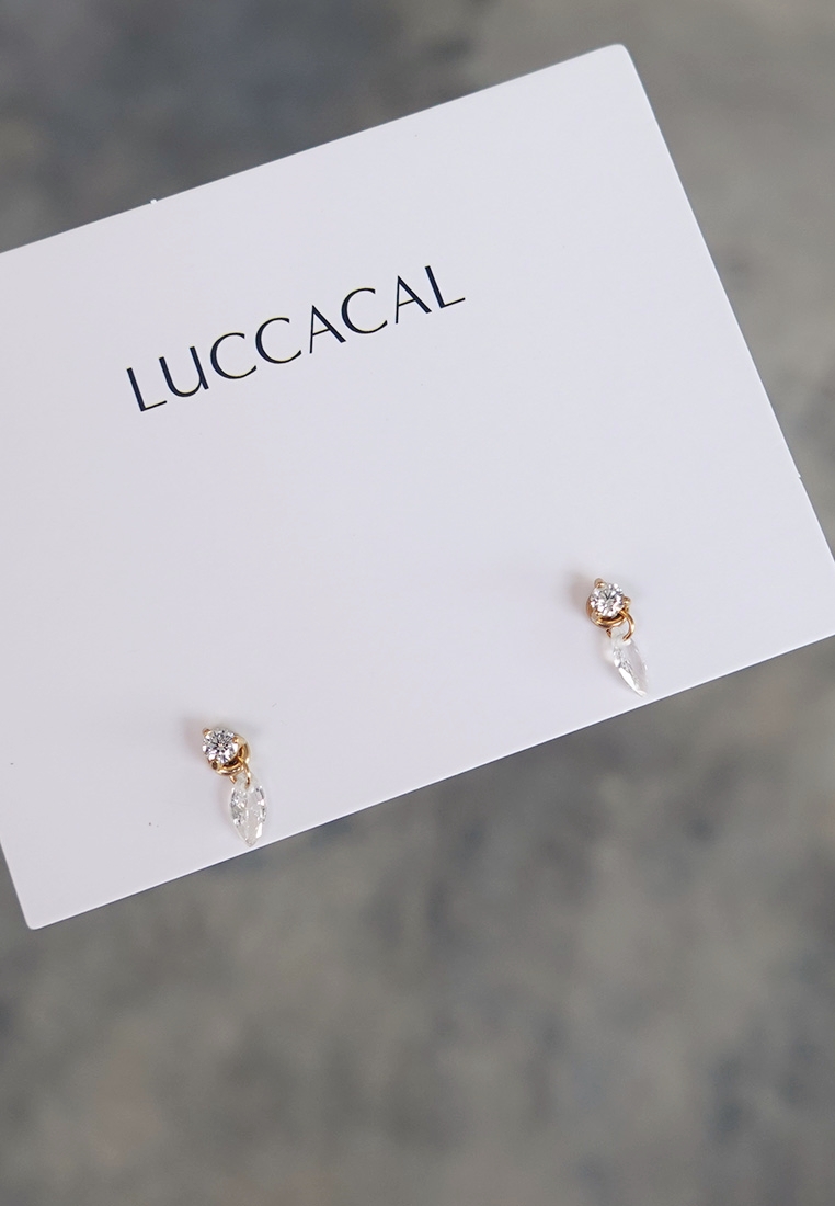 Aria Marquise Stud Earrings Aria Marquise Stud Earrings